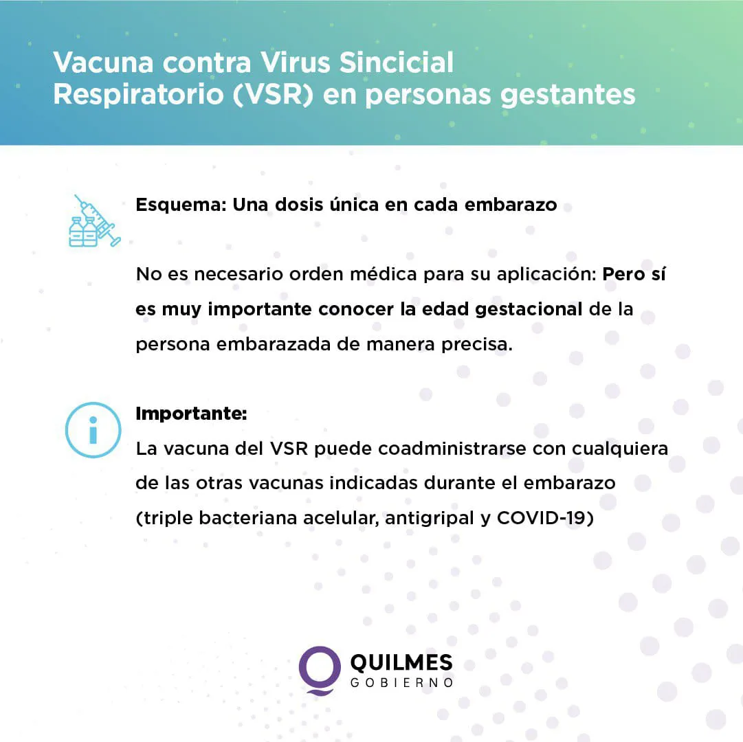LA NUEVA VACUNA OBLIGATORIA PARA PERSONAS EMBARAZADAS SE APLICA EN QUILMES DE FORMA GRATUITA 3