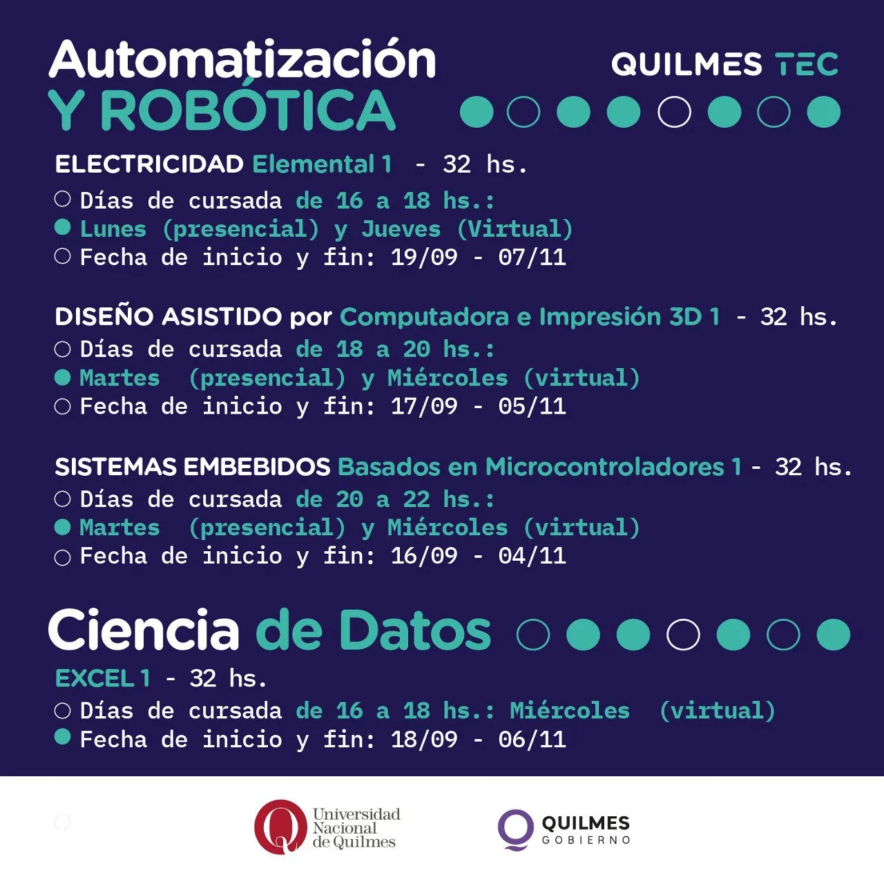 INSCRIPCIONES ABIERTAS PARA CURSOS GRATUITOS EN QUILMES TEC (4)