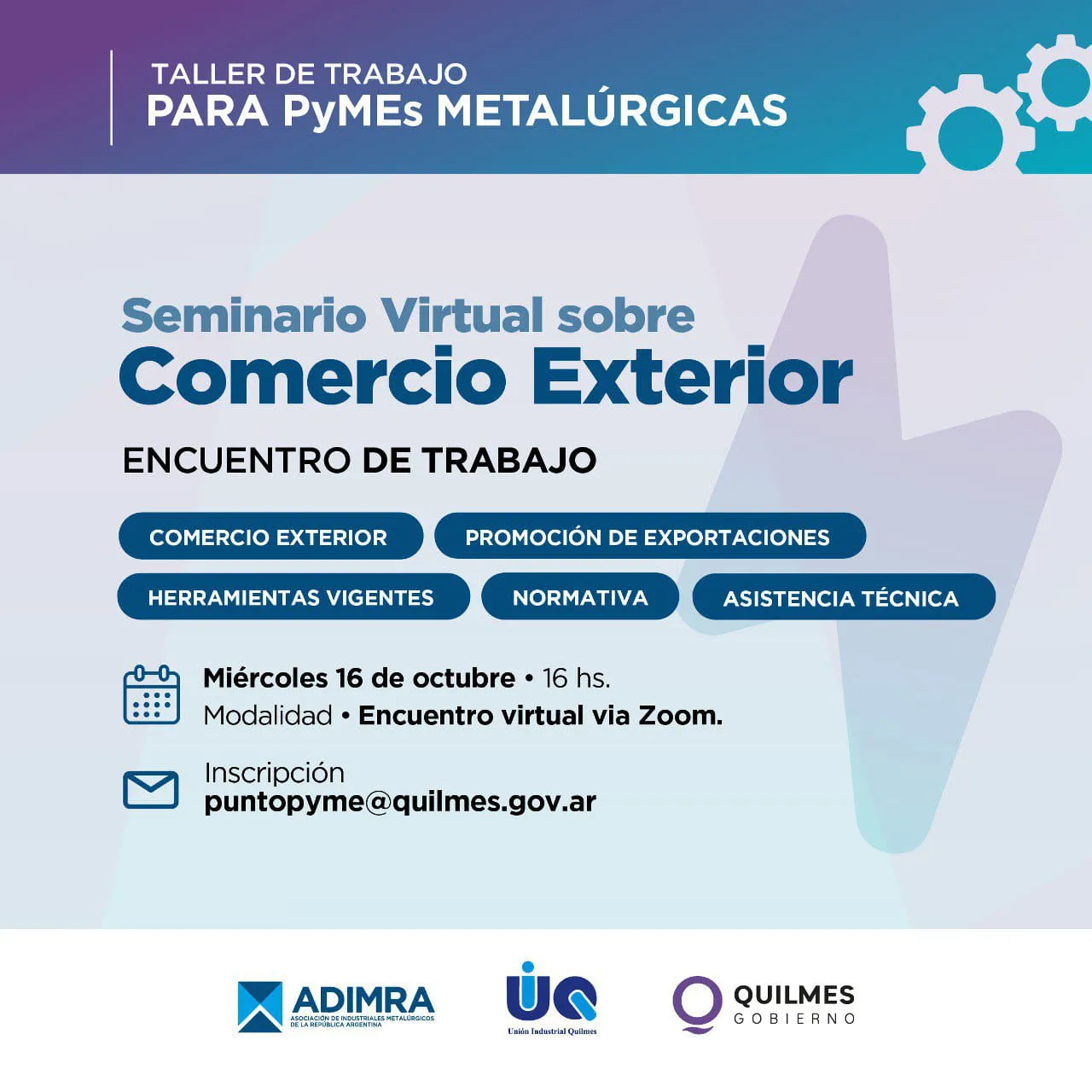 EL MUNICIPIO INVITA A UN NUEVO TALLER DE TRABAJO PARA EMPRESAS METALÚRGICAS DE QUILMES (2)