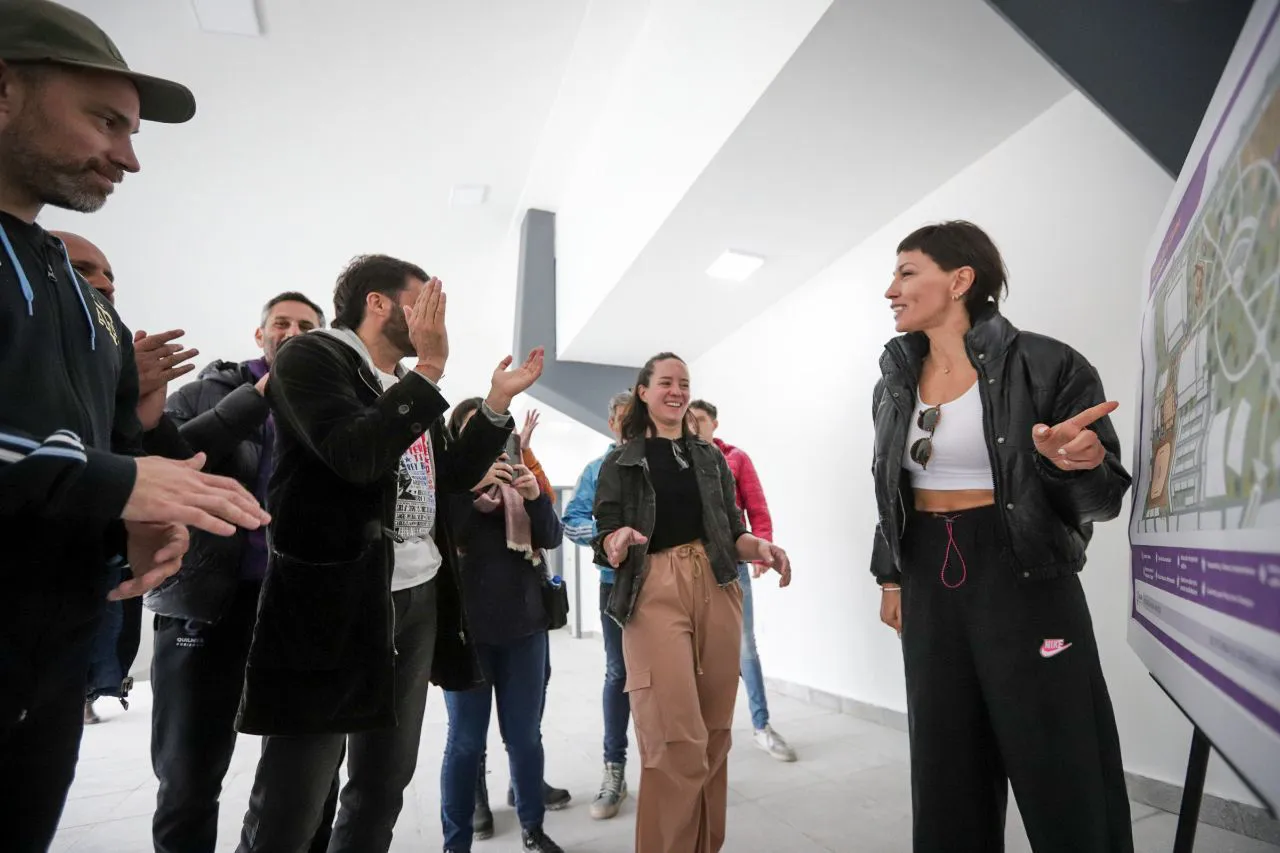 MAYRA SUPERVISÓ LOS AVANCES DE LA PUESTA EN VALOR DEL MICROESTADIO PRESIDENTE NÉSTOR KIRCHNER 2