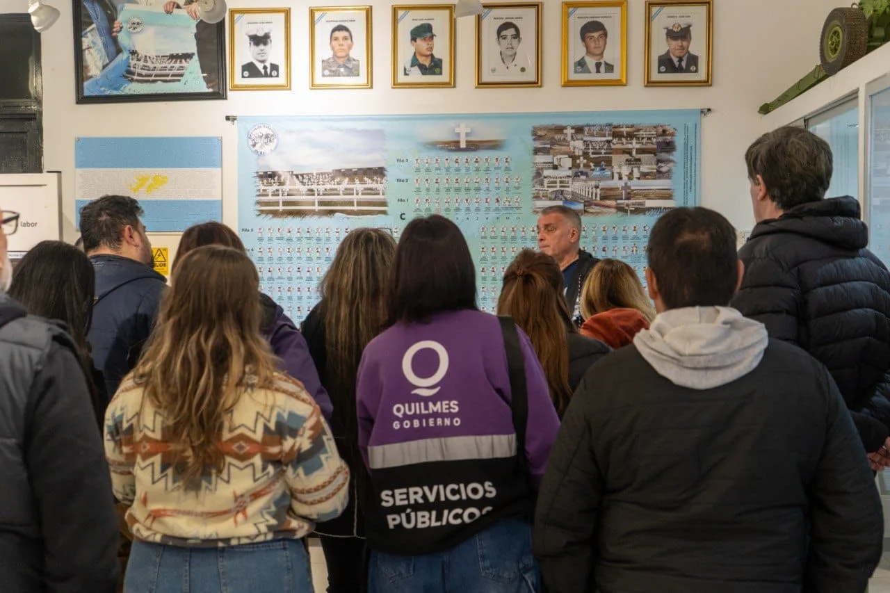 VETERANOS DE GUERRA DE QUILMES LLEVARON ADELANTE LA SEGUNDA JORNADA DE CAPACITACIÓN DE TRABAJADORES MUNICIPALES EN LA CAUSA MALVINAS 1