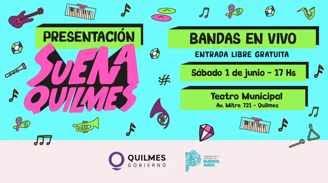 SE PRESENTARÁN LAS 10 BANDAS QUE INTEGRARON EL PROGRAMA “SUENA QUILMES” 2