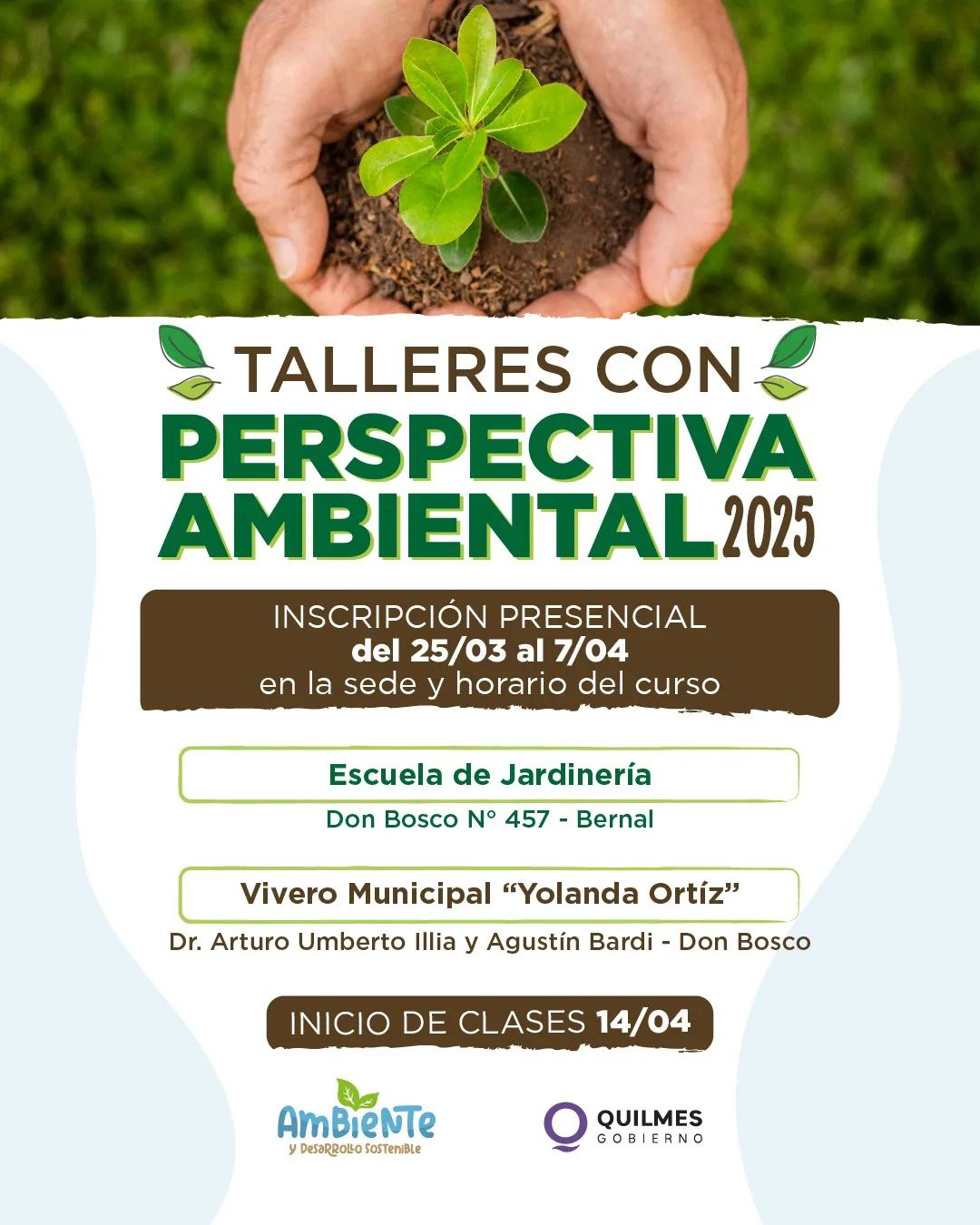 COMIENZA LA INSCRIPCIÓN PARA LOS TALLERES CON PERSPECTIVA AMBIENTAL 2025 (2)