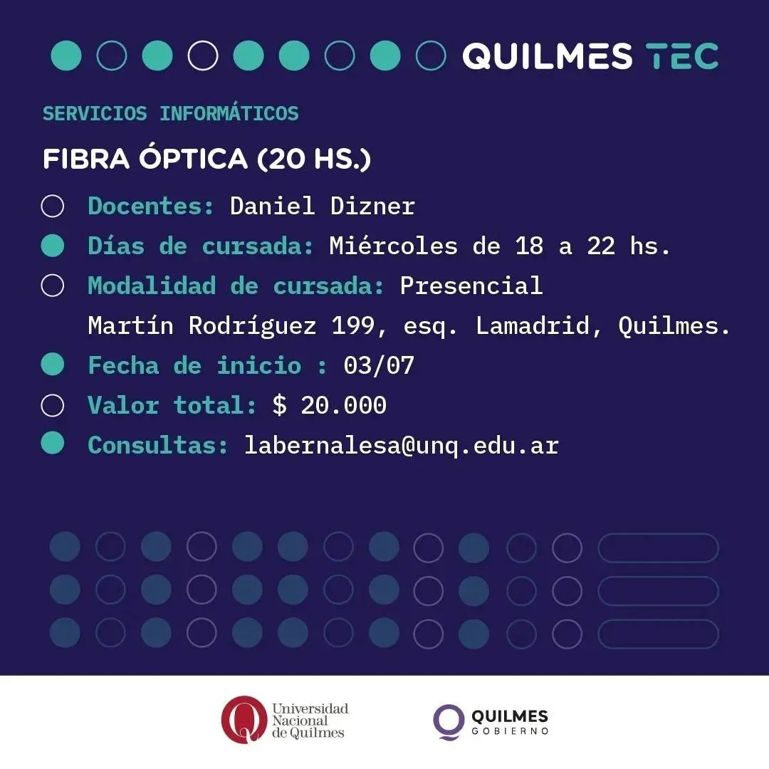 EL MUNICIPIO INFORMA QUE EN JULIO ARRANCAN LOS NUEVOS CURSOS INTENSIVOS DE QUILMES TEC EN LA BERNALESA 2_11zon