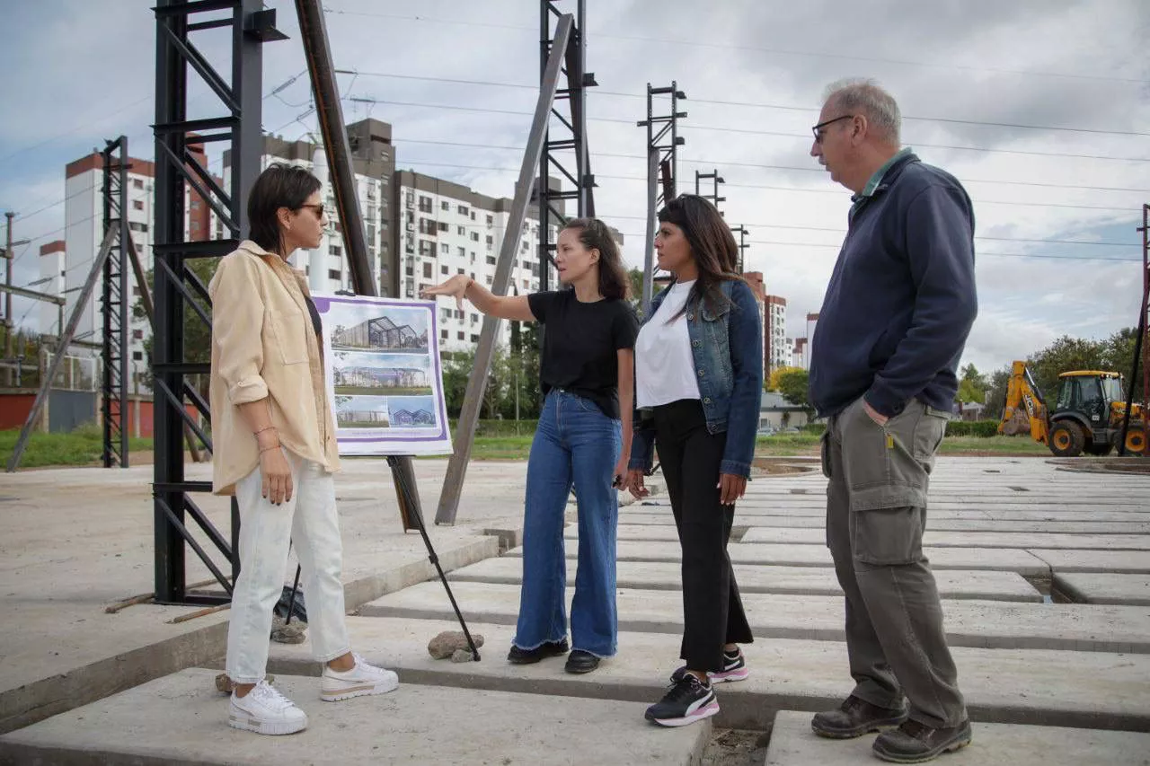 MAYRA SUPERVISÓ EL AVANCE DE LA OBRA DEL NUEVO VIVERO MUNICIPAL EN DON BOSCO (1)
