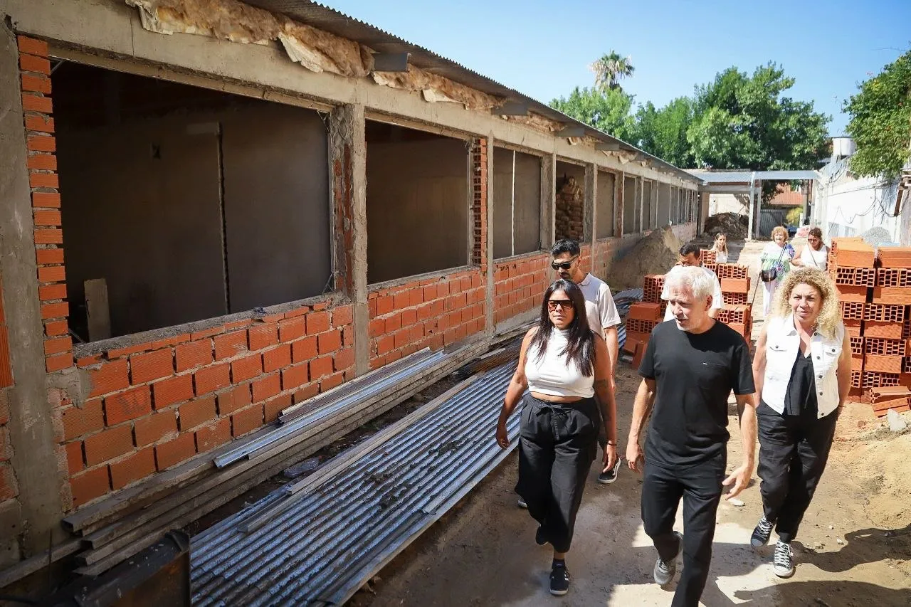 AVANZAN LOS TRABAJOS DE CONSTRUCCIÓN DEL NUEVO EDIFICIO DE LA ESCUELA SECUNDARIA Nº 8 DE DON BOSCO 3
