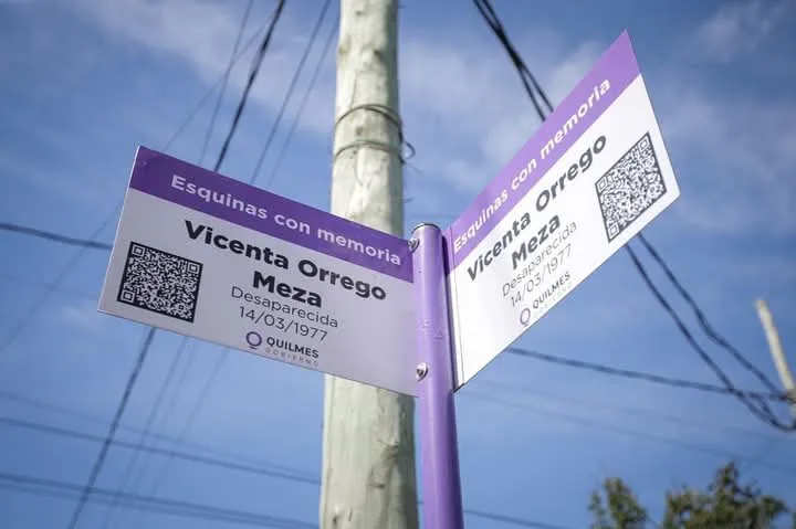 MAYRA ENCABEZÓ EL HOMENAJE A VICENTA ORREGO, QUILMEÑA ASESINADA DURANTE LA ÚLTIMA DICTADURA CÍVICO-MILITAR (1)