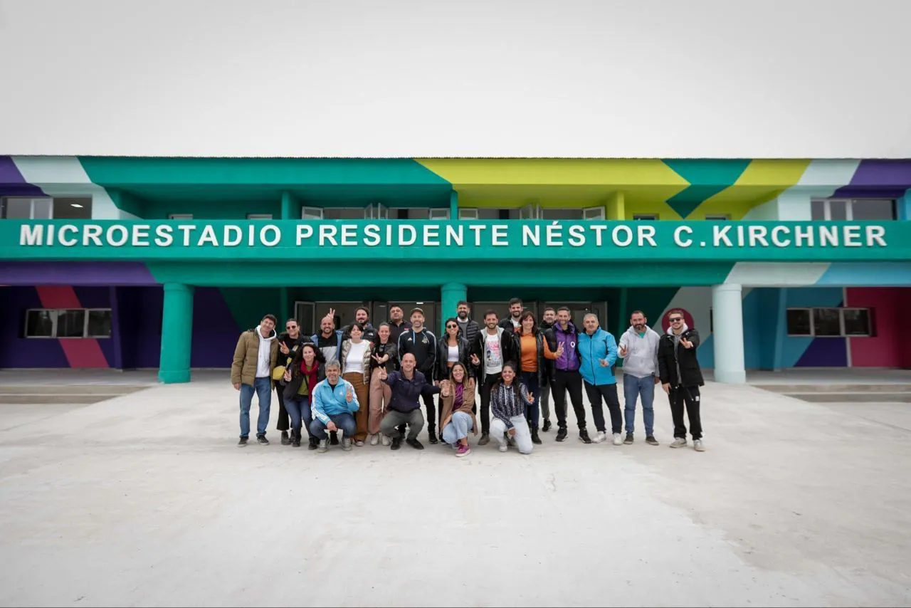MAYRA SUPERVISÓ LOS AVANCES DE LA PUESTA EN VALOR DEL MICROESTADIO PRESIDENTE NÉSTOR KIRCHNER 5