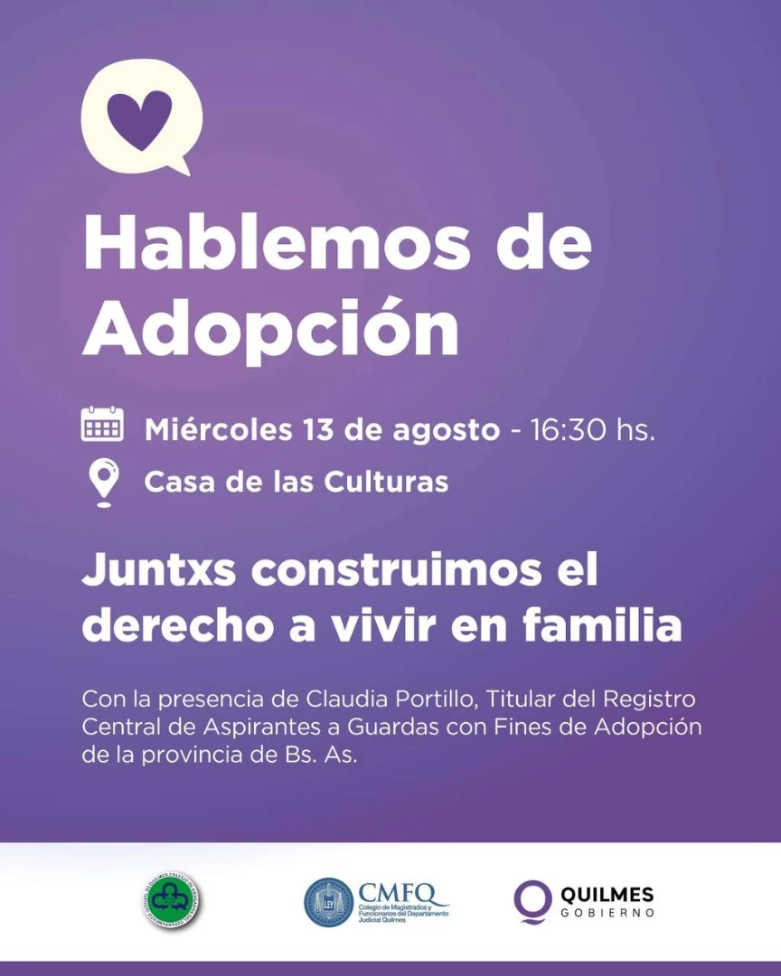 Desde la Subsecretaría de Política Integral de Niñez y Adolescencias, invitamos a familias, pro