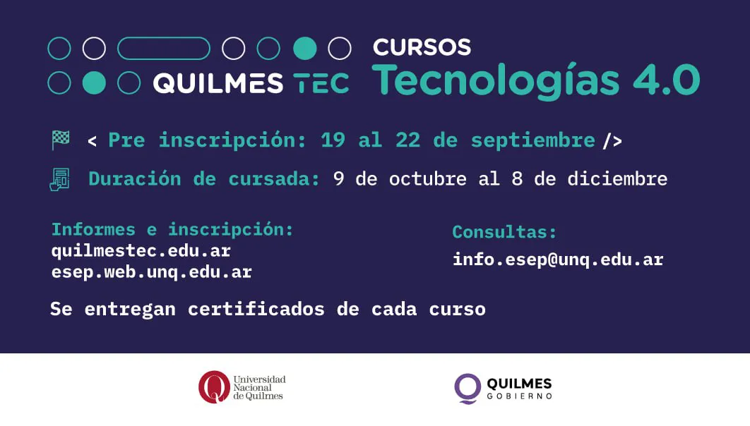 COMIENZA LA INSCRIPCIÓN PARA EL CURSO DE TECNOLOGÍAS 4 (1)