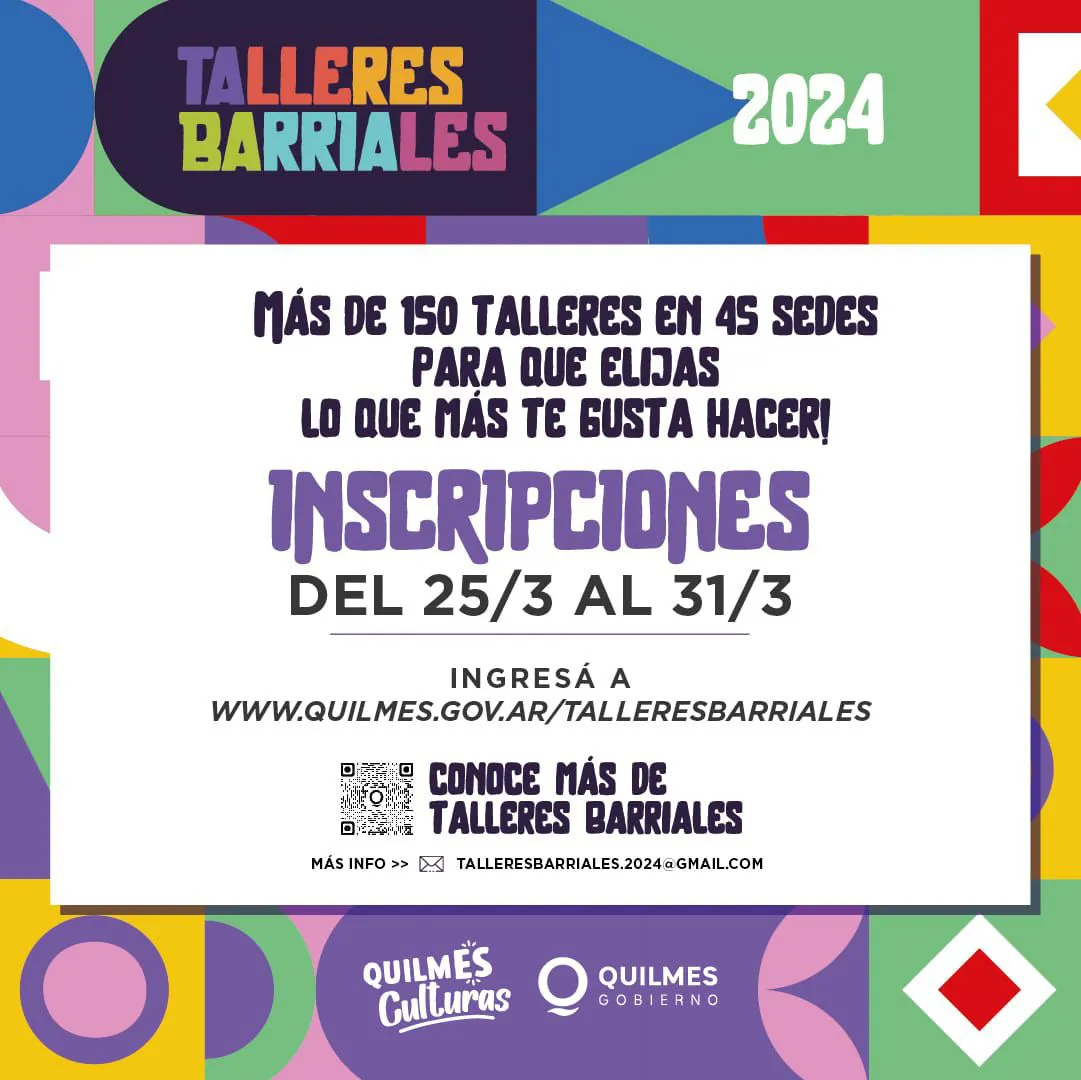 TALLERES BARRIALES 2024