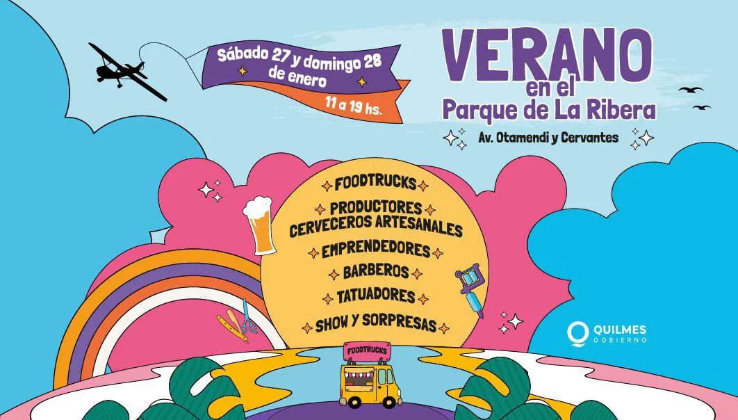 VENÍ A DISFRUTAR DEL VERANO EN EL PARQUE DE LA RIBERA DE QUILMES 1