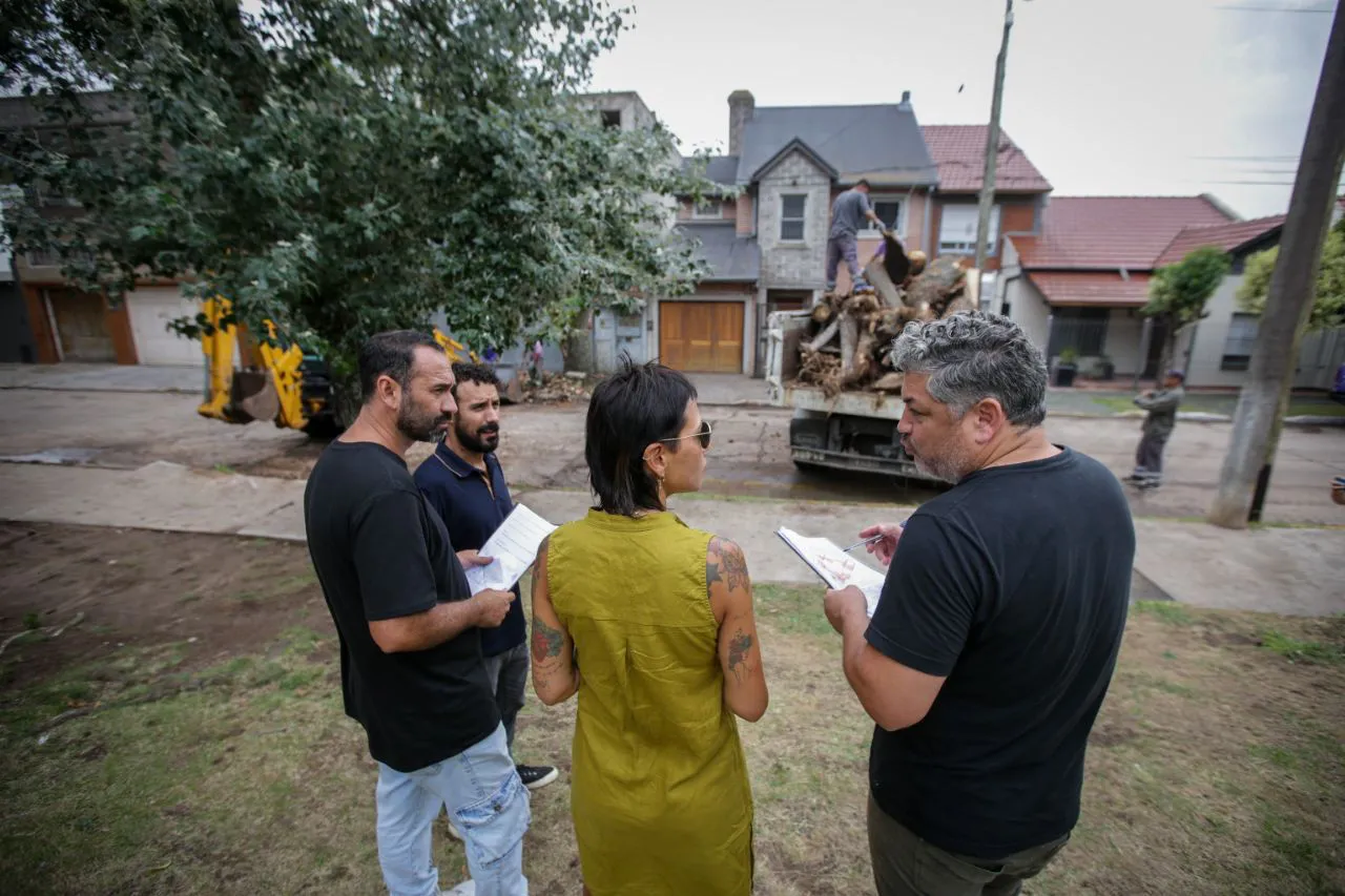 MAYRA SUPERVISÓ UNA JORNADA INTEGRAL DE LIMPIEZA EN BERNAL 2