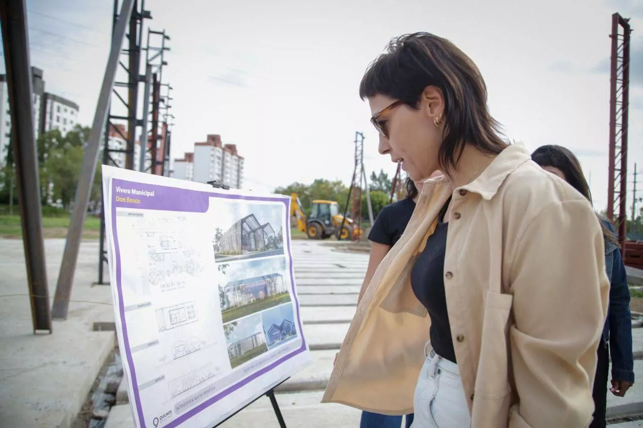 MAYRA SUPERVISÓ EL AVANCE DE LA OBRA DEL NUEVO VIVERO MUNICIPAL EN DON BOSCO (3)