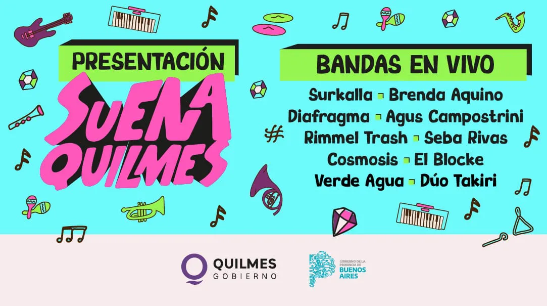 SE PRESENTARÁN LAS 10 BANDAS QUE INTEGRARON EL PROGRAMA “SUENA QUILMES” 3
