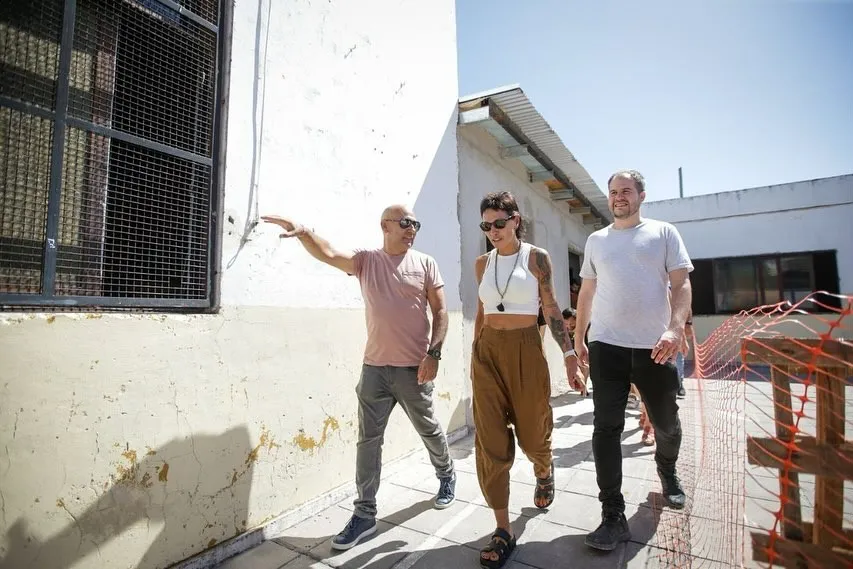 MAYRA SUPERVISÓ LA OBRA DE REFACCIÓN INTEGRAL Y AMPLIACIÓN DE LA EP Nº 15 Y LA ES Nº 80 2