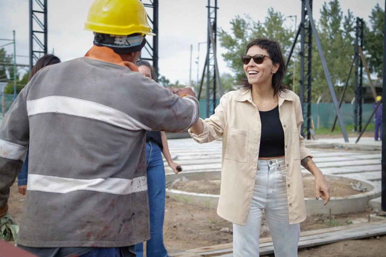MAYRA SUPERVISÓ EL AVANCE DE LA OBRA DEL NUEVO VIVERO MUNICIPAL EN DON BOSCO (4)